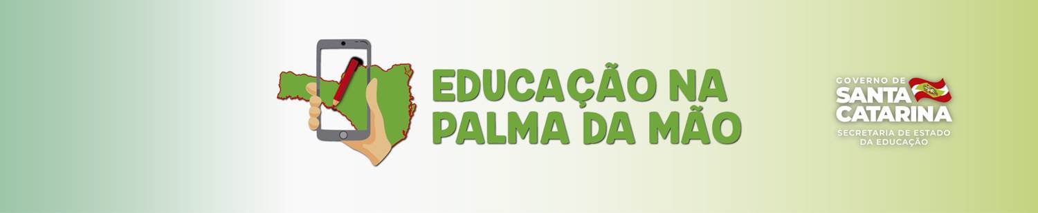 banner educacao na palma da mao